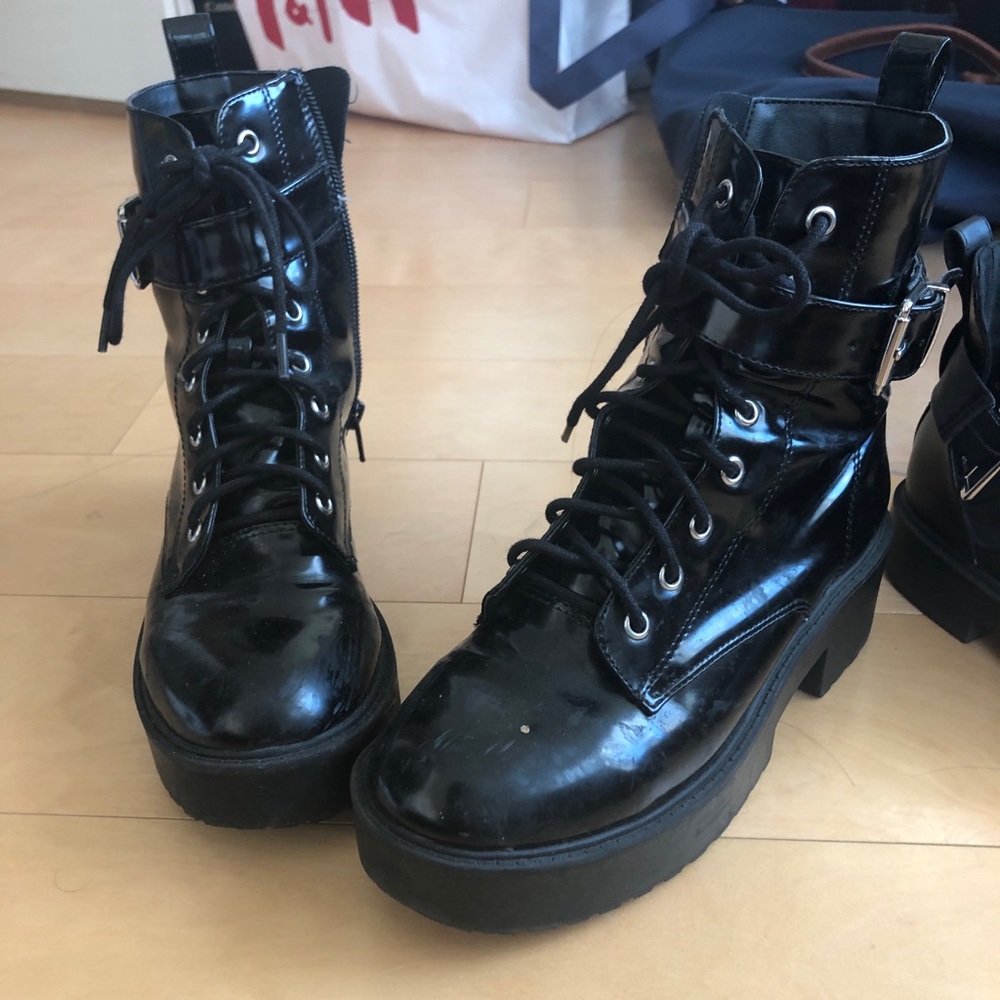 Black boots